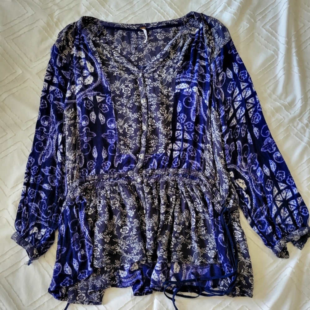 Free People boho blouse